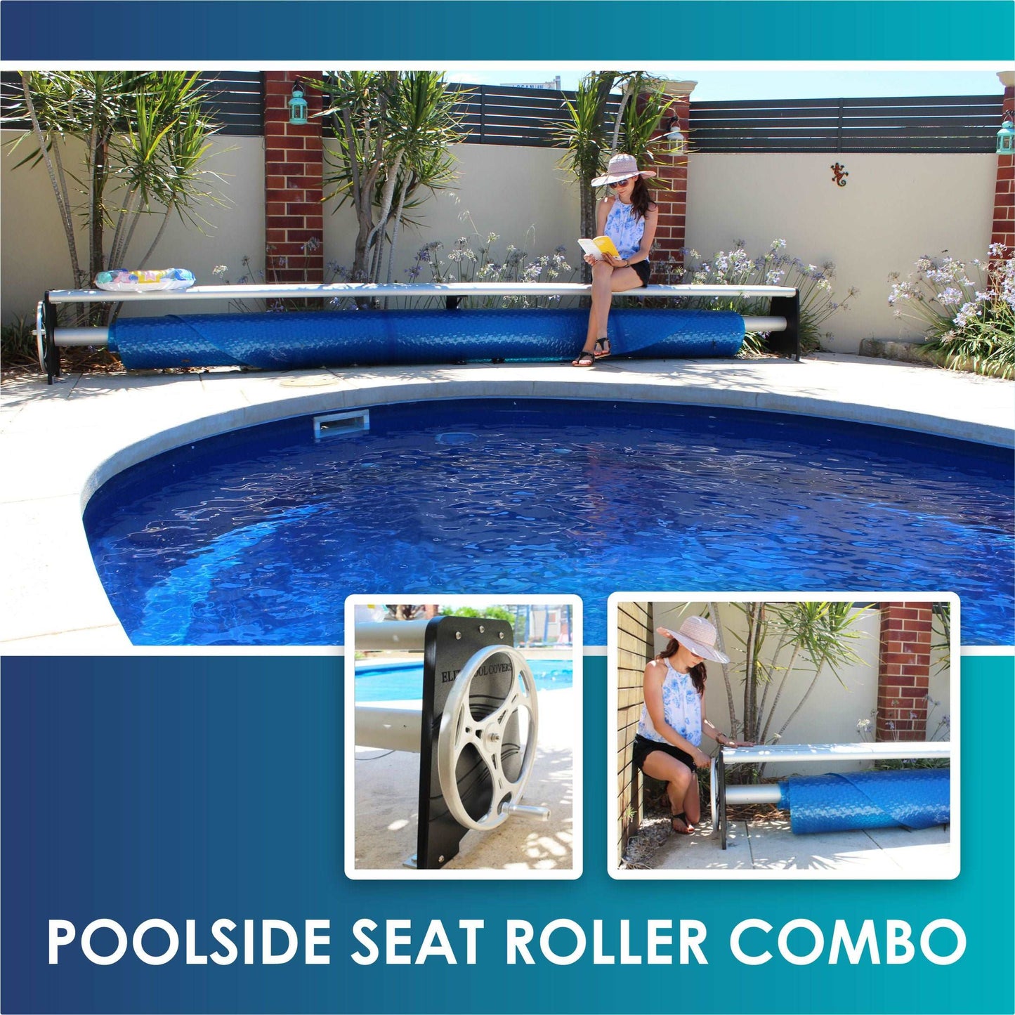 POOL SIDE SEAT ROLLER COMBO